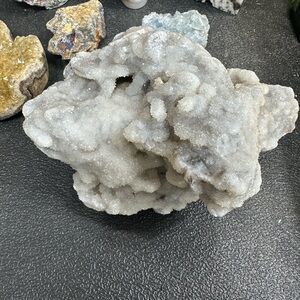 Natural Gray Sphalerite Geode Crystal